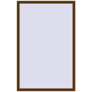 REHAU OPTIMUM EURO-DESIGN 70 1100x1700 mm WALNUT two-sided