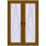 Okna skrzydłowe 1050x1535 mm REHAU ENERGY-SAVING SYNEGO MD GOLDEN OAK dwustronny Okna skrzydłowe 1050x1535 mm REHAU ENERGY-SAVING SYNEGO MD GOLDEN OAK dwustronny