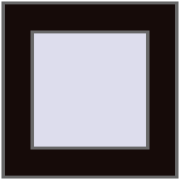 REHAU OPTIMUM EURO-DESIGN 70 300x300 mm BLACK_BROWN dwustronny