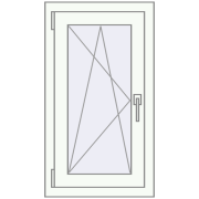 KORSA OPTIMUM REHAU EURO 70 500x900 mm