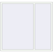 Okna skrzydłowe 1700x1600 mm KORSA BRILLANT DESIGN