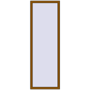REHAU OPTIMUM EURO-DESIGN 70 700x2100 mm GOLDEN OAK two-sided