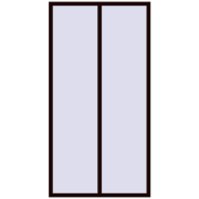 REHAU OPTIMUM EURO-DESIGN 70 1300x2500 mm CHOCOLATE_BROWN dwustronny REHAU OPTIMUM EURO-DESIGN 70 1300x2500 mm CHOCOLATE_BROWN dwustronny