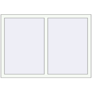 REHAU OPTIMUM EURO-DESIGN 70 1300x900 mm RAL 9016 Traffic white two-sided
