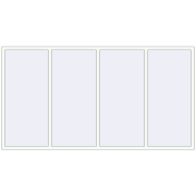 Okna skrzydłowe 3000x1600 mm KORSA BRILLANT DESIGN