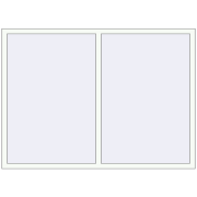 Okna skrzydłowe 1850x1340 mm KORSA BRILLANT DESIGN