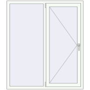 KORSA OPTIMUM REHAU EURO 70 1300x1500 mm