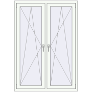 REHAU ENERGY-SAVING SYNEGO MD 1050x1600 mm BASALT_GREY zewnętrzny REHAU ENERGY-SAVING SYNEGO MD 1050x1600 mm BASALT_GREY zewnętrzny