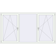 KORSA ENERGY-SAVING REHAU SYNEGO MD 2370x1330 mm