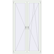 KORSA ENERGY-SAVING REHAU SYNEGO MD 1200x2250 mm