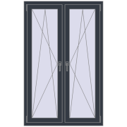 Okna skrzydłowe 1035x1600 mm REHAU ENERGY-SAVING SYNEGO MD ANTHRACITE_GREY_STRUKTURAL dwustronny Okna skrzydłowe 1035x1600 mm REHAU ENERGY-SAVING SYNEGO MD ANTHRACITE_GREY_STRUKTURAL dwustronny