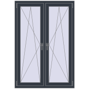 Okna skrzydłowe 1050x1535 mm REHAU ENERGY-SAVING SYNEGO MD ANTHRACITE_GREY_STRUKTURAL dwustronny Okna skrzydłowe 1050x1535 mm REHAU ENERGY-SAVING SYNEGO MD ANTHRACITE_GREY_STRUKTURAL dwustronny