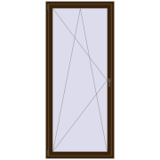 REHAU ENERGY-SAVING SYNEGO MD 1000x2300 mm DARK_OAK two-sided