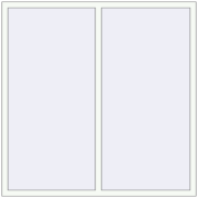REHAU OPTIMUM EURO-DESIGN 70 1650x1650 mm RAL 9016 Traffic white two-sided