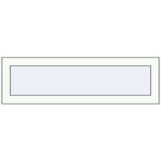 REHAU BRILLANT DESIGN 900x300 mm RAL 9016 Traffic white two-sided