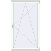 REHAU ENERGY-SAVING SYNEGO MD 1200x2050 mm ANTHRACITE_GREY_STRUKTURAL external