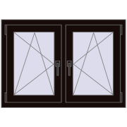 Okna skrzydłowe 1020x710 mm REHAU ENERGY-SAVING SYNEGO MD BLACK_BROWN dwustronny Okna skrzydłowe 1020x710 mm REHAU ENERGY-SAVING SYNEGO MD BLACK_BROWN dwustronny