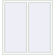 Okna skrzydłowe 1200x1300 mm ALU STANDARD 72 RAL 9016 Traffic white dwustronny