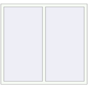 REHAU OPTIMUM EURO-DESIGN 70 1500x1350 mm RAL 9016 Traffic white two-sided