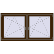 REHAU ENERGY-SAVING SYNEGO MD 1650x860 mm DARK_OAK dwustronny REHAU ENERGY-SAVING SYNEGO MD 1650x860 mm DARK_OAK dwustronny