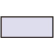 REHAU OPTIMUM EURO-DESIGN 70 2500x1000 mm BLACK_BROWN two-sided