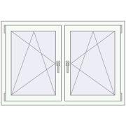 REHAU ENERGY-SAVING SYNEGO MD 1320x860 mm DARK_OAK zewnętrzny REHAU ENERGY-SAVING SYNEGO MD 1320x860 mm DARK_OAK zewnętrzny