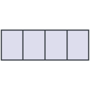 REHAU OPTIMUM EURO-DESIGN 70 4000x1400 mm ANTHRACITE_GREY_STRUKTURAL two-sided