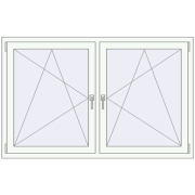 REHAU ENERGY-SAVING SYNEGO MD 1635x980 mm BLACK_ULTI-MATT zewnętrzny