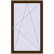 REHAU ENERGY-SAVING SYNEGO MD 1200x2000 mm DARK_OAK two-sided