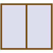 REHAU ENERGY-SAVING SYNEGO MD 1800x1600 mm GOLDEN OAK two-sided