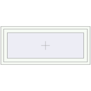 REHAU OPTIMUM EURO-DESIGN 70 1400x600 mm ANTHRACITE_GREY_STRUKTURAL external