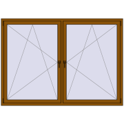 KORSA OPTIMUM REHAU EURO 70 2100x1500 mm