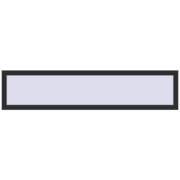 REHAU OPTIMUM EURO-DESIGN 70 1800x400 mm ANTHRACITE_GREY_GLATT two-sided