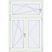KORSA OPTIMUM REHAU EURO 70 1000x1500 mm
