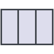 REHAU ENERGY-SAVING SYNEGO MD 1780x1220 mm ANTHRACITE_GREY_STRUKTURAL two-sided