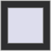 KORSA OPTIMUM REHAU EURO 70 400x400 mm ANTHRACITE_GREY_GLATT two-sided