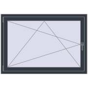 CLASICTHERM 70 1250x900 mm ANTHRACITE_GREY_STRUKTURAL dwustronny