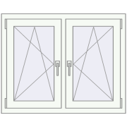 REHAU ENERGY-SAVING SYNEGO MD 1005x815 mm CHOCOLATE_BROWN zewnętrzny