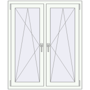 REHAU ENERGY-SAVING SYNEGO MD 1050x1250 mm CHOCOLATE_BROWN zewnętrzny