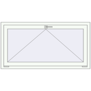 REHAU ENERGY-SAVING SYNEGO MD 1325x680 mm BLACK_ULTI-MATT external