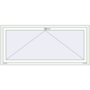 Okna rozwierne 1700x800 mm REHAU ENERGY-SAVING SYNEGO MD RAL 9016 Traffic white dwustronny
