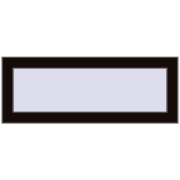 REHAU OPTIMUM EURO-DESIGN 70 800x300 mm BLACK_BROWN two-sided