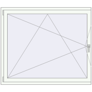 Okna skrzydłowe 1400x1200 mm KORSA ENERGY-SAVING REHAU SYNEGO MD