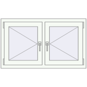 KORSA ENERGY-SAVING REHAU SYNEGO MD 1085x630 mm
