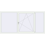 REHAU ENERGY-SAVING SYNEGO MD 2500x1230 mm ANTHRACITE_GREY_STRUKTURAL external