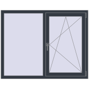 KORSA OPTIMUM REHAU EURO 70 1400x1100 mm