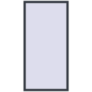 REHAU OPTIMUM EURO-DESIGN 70 1000x2000 mm ANTHRACITE_GREY_STRUKTURAL two-sided