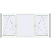 KORSA ENERGY-SAVING REHAU SYNEGO MD 2000x1000 mm