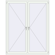 Okna skrzydłowe 1600x2000 mm REHAU OPTIMUM EURO-DESIGN 70 RAL 9016 Traffic white dwustronny