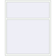 REHAU OPTIMUM EURO-DESIGN 70 1500x1800 mm RAL 9016 Traffic white two-sided